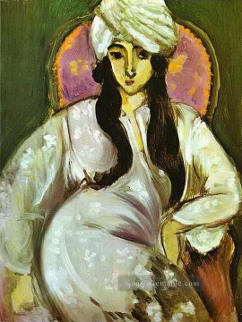 Laurette in einem weißen Turban 1916 abstrakte navism Henri Matisse Ölgemälde